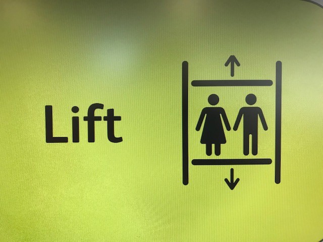 Lift sign