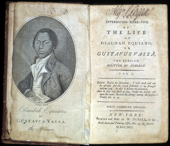 Olaudah Equiano's 1789 autobiography