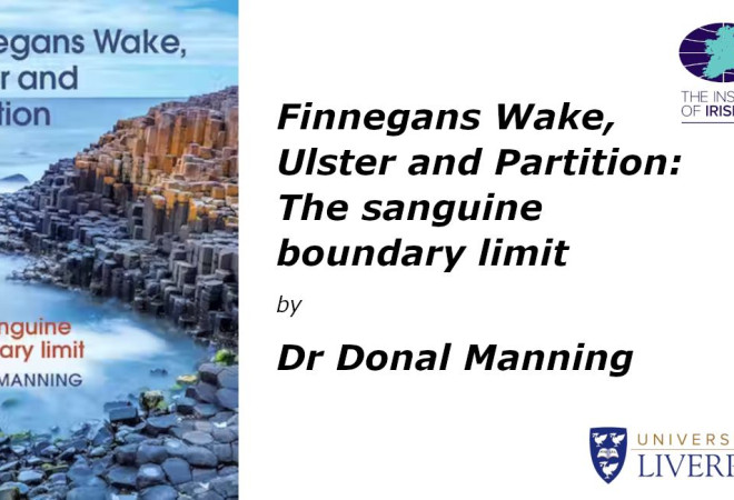 Donal Manning: Finnegans Wake, Ulster and Partition
